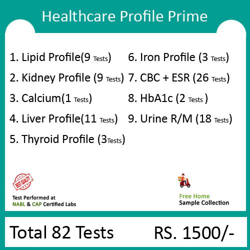 Healthcare Profile Prime (82 Tests)